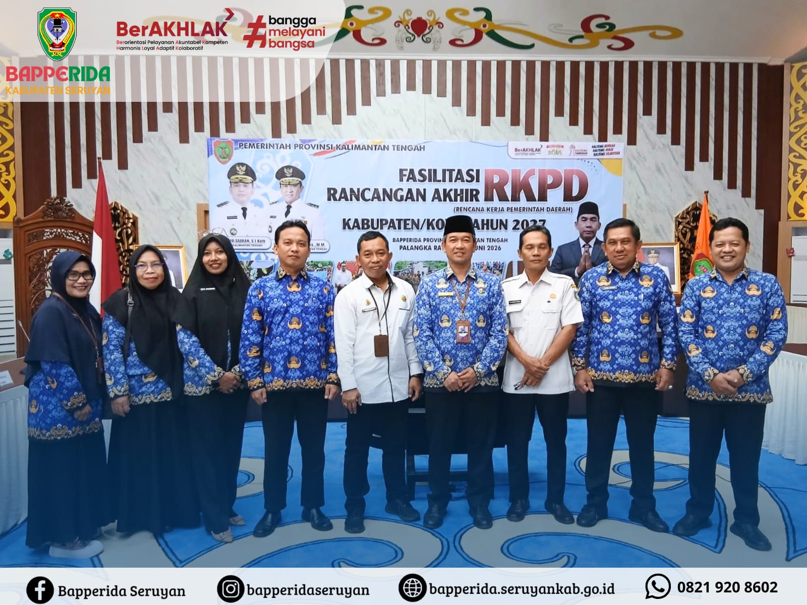 Fasilitasi Rancangan Akhir RKPD Kabupaten Seruyan Tahun 2027