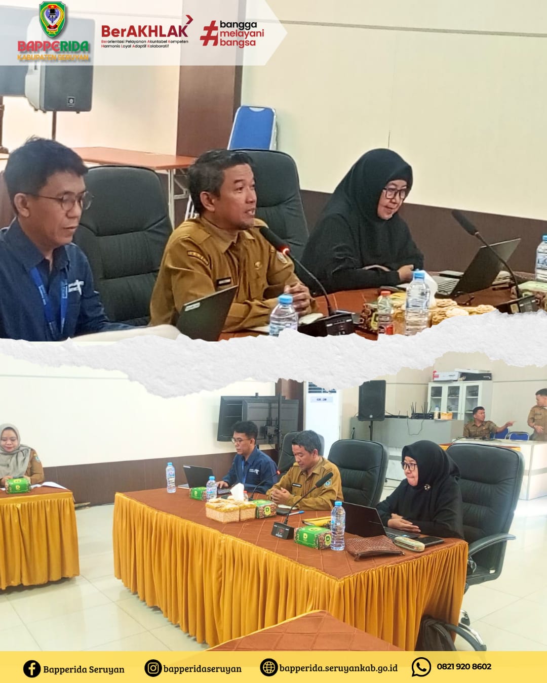 Focus Group Discussion (FGD) I Rencana Induk Pembangunan Kepariwisataan Daerah (RIPPARDA) Kabupaten Seruyan