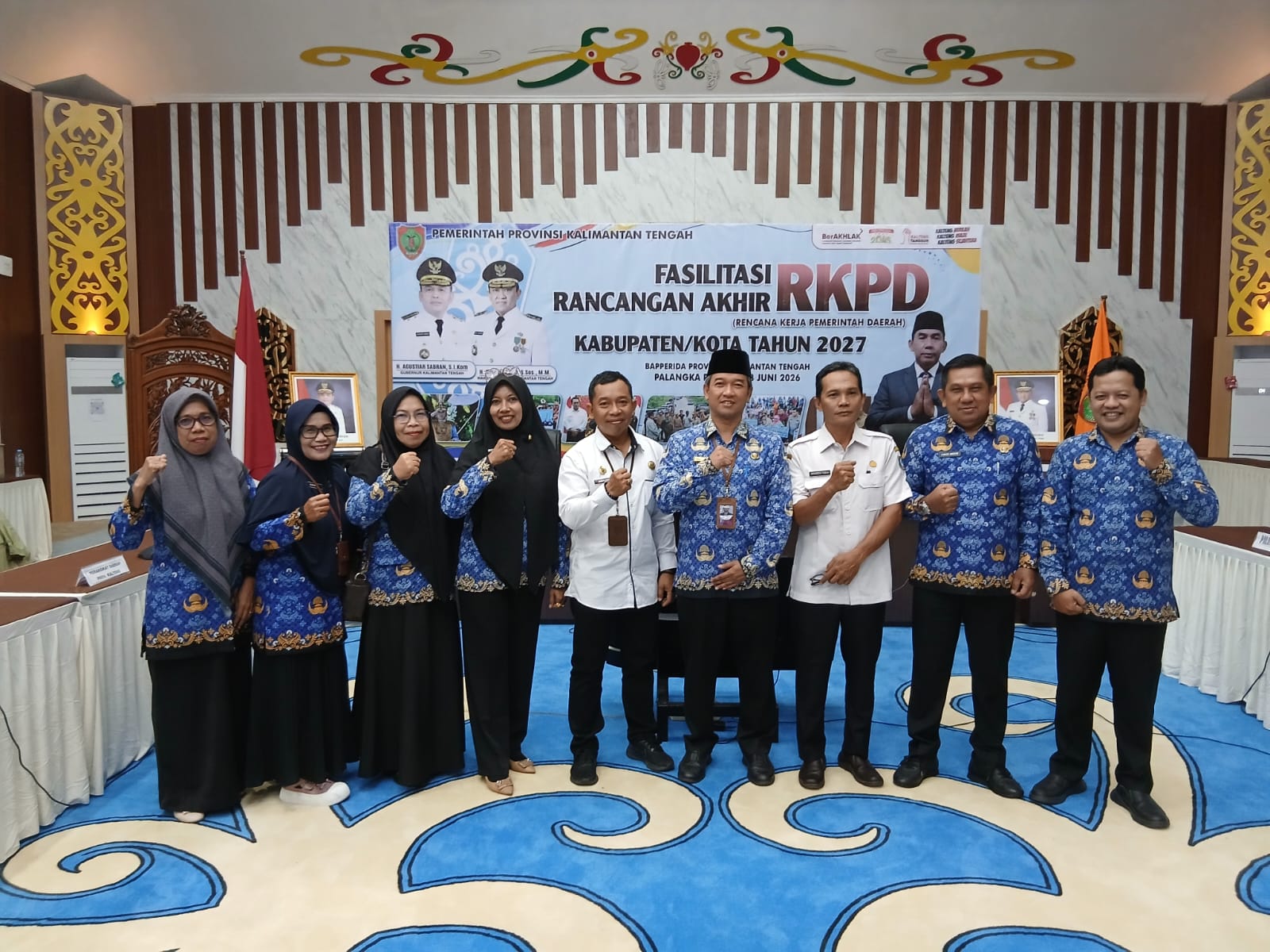 Fasilitasi Ranhir RKPD Kab. Seruyan Tahun 2027 oleh Gubernur melalui BAPPERIDA Provinsi Kalteng